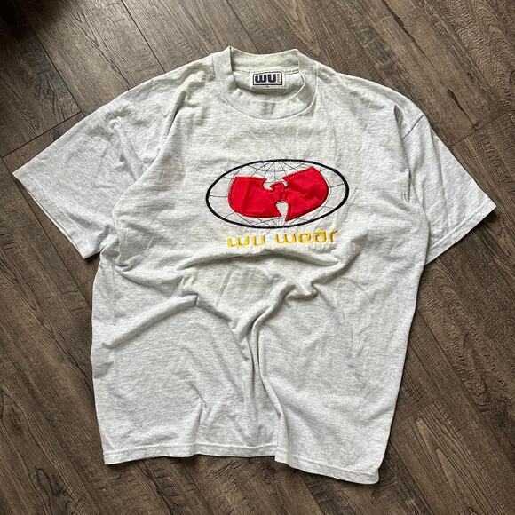 Rare Vintage 90s Wu Tang Wu Wear Graphic Rap Hip Hop Shirt - Picture 1 of 8